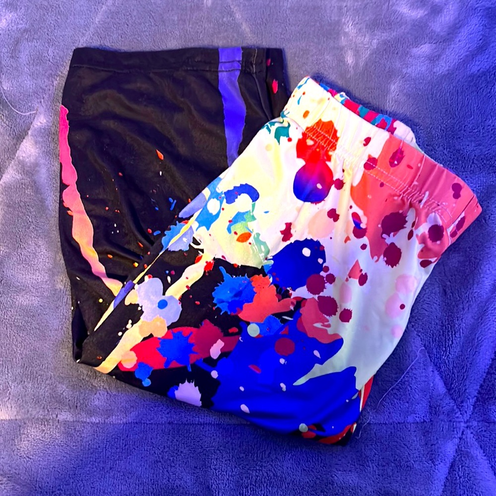 Color splash shorts